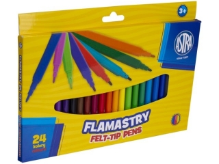 Flamastry okrge CX ASTRA - 24 kolory [opakowanie=6szt]