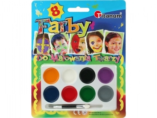 FARBY DO MAL.TWARZY 8KOL.