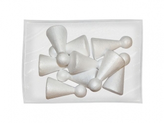 Styropian postać biała 100mm 9szt.