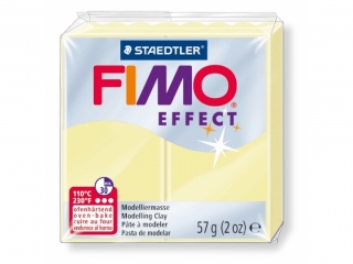 Kostka FIMO effect 57g, waniliowy pastelowy, masa termoutwardzalna, Staedtler [opakowanie=6szt]