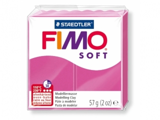 Kostka FIMO soft 57g, amarantowy, masa termoutwardzalna, Staedtler [opakowanie=6szt]