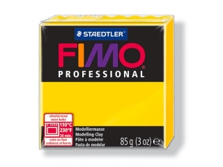 Kostka FIMO professional 85g, zocisty, masa termoutwardzalna, Staedtler [opakowanie=4szt]