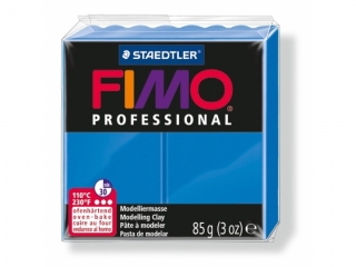 Kostka FIMO professional 85g, niebieski, masa termoutwardzalna, Staedtler [opakowanie=4szt]
