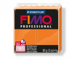Kostka FIMO professional 85g, pomaraczowy, masa termoutwardzalna, Staedtler [opakowanie=4szt]