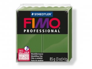 Kostka FIMO professional 85g, ziele lici, masa termoutwardzalna, Staedtler [opakowanie=4szt]