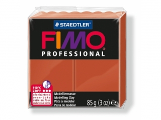 Kostka FIMO professional 85g, terracota, masa termoutwardzalna, Staedtler [opakowanie=4szt]