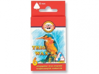 KIN KREDKI TRIO WAX JUMBO 8271/2 6 KOL. 10 MM