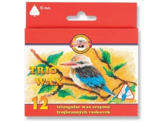 KIN KREDKI TRIO WAX JUMBO 8272/2 12 KOL. 10 MM