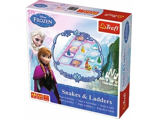 "GRA Snakes and Ladders Frozen PL EN CZ SK HU RU RO" / Disne