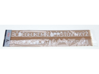 KIN SZABLON 748014 CYFROWO-LITEROWY 2.00 MM