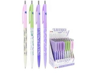 Dugopis pstrykany Lavender, niebieski, rne motywy, 0.38mm, MG
