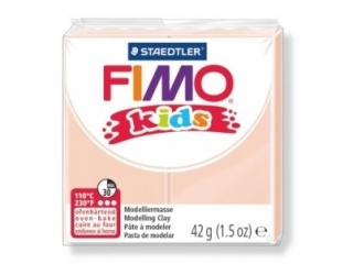Kostka FIMO Kids, 42g, cielisty, masa termoutwardzalna, Staedtler [opakowanie=6szt]
