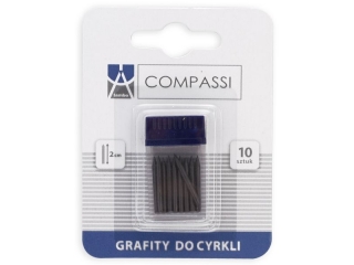 GRAFITY OŁÓWKOWE DO CYRKLI 2MM COMPASSI