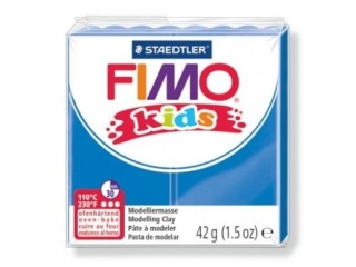 Kostka FIMO Kids, 42g, niebieski, masa termoutwardzalna, Staedtler