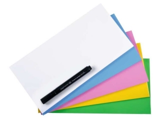 KARTECZKI MAGIC CHART NOTES 5 KOL. x 50 SZT. 10x20cm LEGAMASTER
