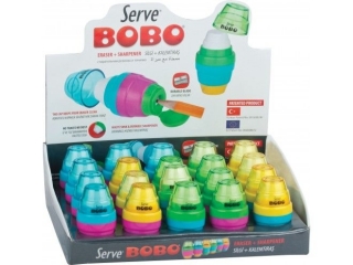 BOBO gumka + temp. 1-otw. x20 DISPLAY kolor MIX