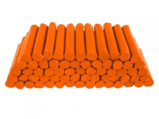 Plastelina w laseczkach luzem pomaraczowa 1 kg