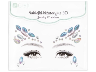 NAKLEJKI BIUTERYJNE 3D - NIGHT BEAUTY [opakowanie=5szt]