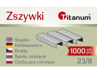 ZSZYWKI 23/8 1000SZT [opakowanie=10szt]