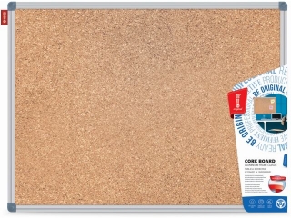 TABLICA KORKOWA MEMOBE, RAMA ALUMINIOWA CLASSIC, 240X120 CM