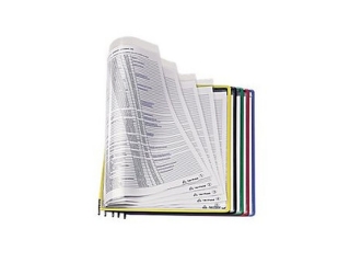 PANEL PREZENTACYJNY Z USZKIEM TARIFOLD A 4 5 SZT. POZIOMY CZARNY