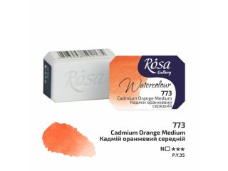 ROSA GALLERY FARBA AKWARELOWA CADMIUM ORANGE MEDIUM 773 2, 5 ML