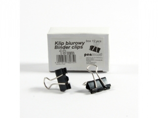 Spinacz binder clip 19mm a12