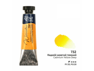 ROSA GALLERY FARBA AKWARELOWA CADMIUM YELLOW DEEP 732 10 ML TUBA [opakowanie=4szt]