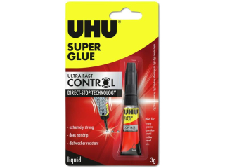 KLEJ SUPER GLUE CONTROL 3G BLISTER UHU [opakowanie=12szt]