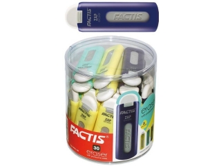 FACTIS gumka w poj." ZAP" PTF1130 słoik*30szt. (0proc)