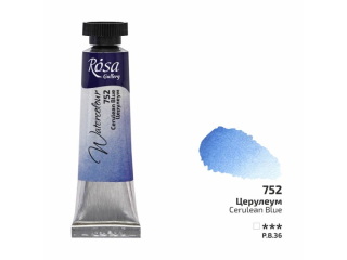 ROSA GALLERY FARBA AKWARELOWA CERULEAN BLUE 752 10 ML TUBA [opakowanie=4szt]