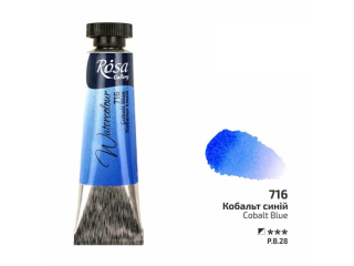 ROSA GALLERY FARBA AKWARELOWA COBALT BLUE 716 10 ML TUBA [opakowanie=4szt]