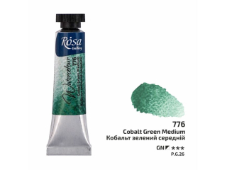 ROSA GALLERY FARBA AKWARELOWA COBALT GREEN MEDIUM 776 10 ML TUBA [opakowanie=4szt]