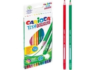 Kredki wymazywalne Carioca TITA12 kolorw (sz)
