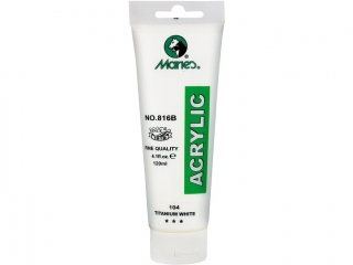 Farba akrylowa MARIES 816B-104 120 ml biały (sz)