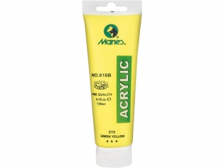 Farba akrylowa MARIES 816B-215 120 ml żółty (sz)