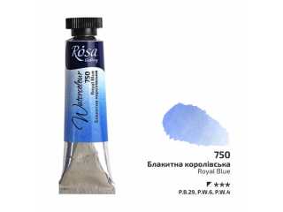 ROSA GALLERY FARBA AKWARELOWA ROYAL BLUE 750 10 ML TUBA [opakowanie=4szt]