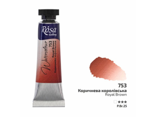 ROSA GALLERY FARBA AKWARELOWA ROYAL BROWN 753 10 ML TUBA [opakowanie=4szt]