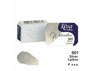 ROSA GALLERY FARBA AKWARELOWA SILVER 801 2, 5 ML