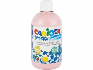 Farba Carioca tempera 500 ml (KO027/42) pastel różowa (sz)(p)