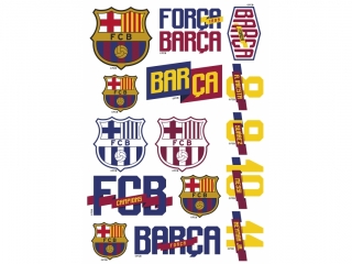 TATUAŻE WODNE FC-122 FC BARCELONA BARCA FAN 4 [opakowanie=20