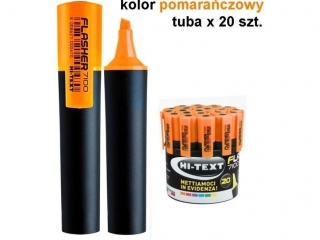 Zakrelacz FLASHER x20 Tuba pomaraczowe (1proc)