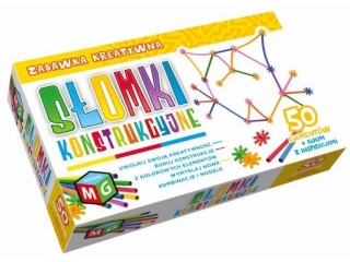 SŁOMKI KONSTRUKCYJNE 50 ELEMENTÓW
