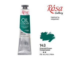 ROSA GALLERY FARBA OLEJNA EMERALD GREEN 143 45 ML [opakowanie=4szt]