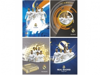 Zeszyt MO A5 16k trzy linie kolor Real Madrid 2 [opakowanie=