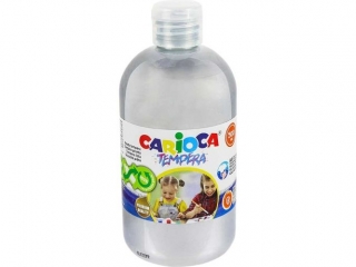 Farba Carioca tempera N 500 ml (40427/20) srebrna (sz)(p)