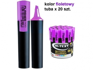 Zakrelacz FLASHER x20 Tuba fiolet (1proc)