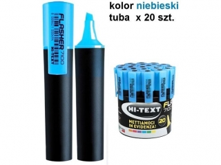 Zakrelacz FLASHER x20 Tuba niebieski (1proc)