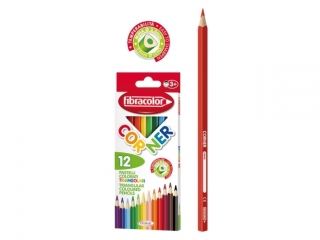 Kredki Fibracolor CORNER x12 (0proc)