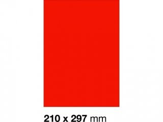 Etykieta 210 x 297mm(czerwona 1=25)